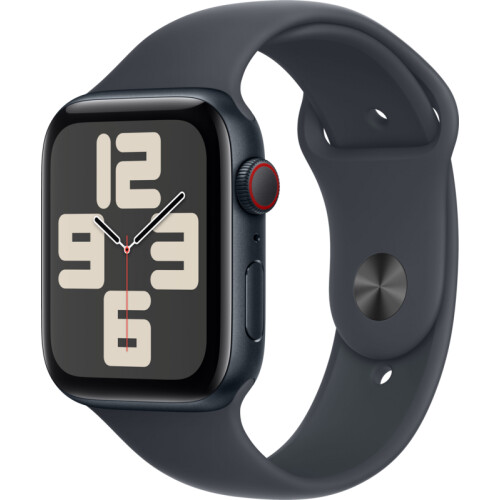 Apple Watch SE 2024 4G 44mm Midnight Sportband M/L