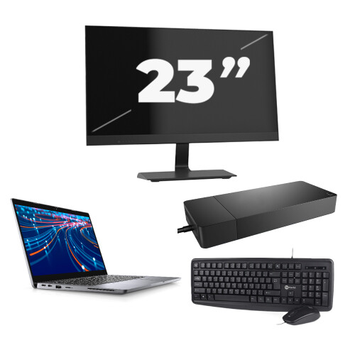Dell Latitude 5320 - Intel Core i5-11e Generatie - 13 inch - Touch - 16GB RAM - 256GB SSD - Windows 11 Home + 1x 23 inch Monitor