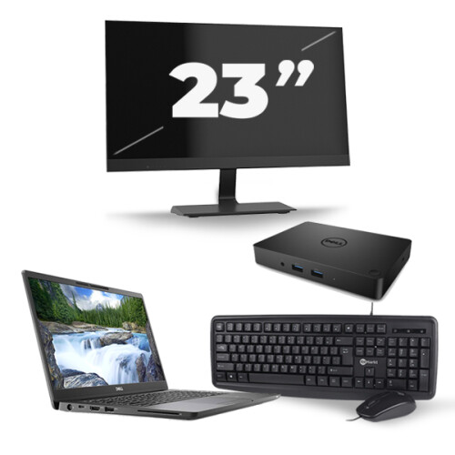 Dell Latitude 7300 - Intel Core i5-8e Generatie - 13 inch - 16GB RAM - 480GB SSD - Windows 11 + 1x 23 inch Monitor