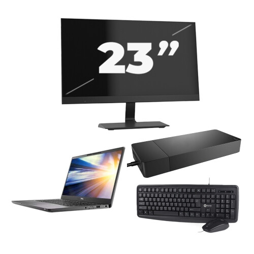 Dell Latitude 7300 - Intel Core i7-8e Generatie - 13 inch - 8GB RAM - 256GB SSD - Windows 11 + 1x 23 inch Monitor