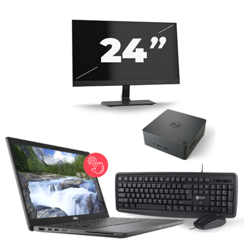 Dell Latitude 7310 - Intel Core i7-10e Generatie - 13 inch - 8GB RAM - 256GB SSD - Windows 11 + 1x 24 inch Monitor