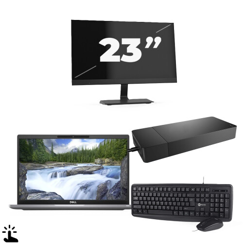Dell Latitude 7320 - Intel Core i5-11e Generatie - 13 inch - Touch - 16GB RAM - 256GB SSD - Windows 11 Home + 1x 23 inch Monitor