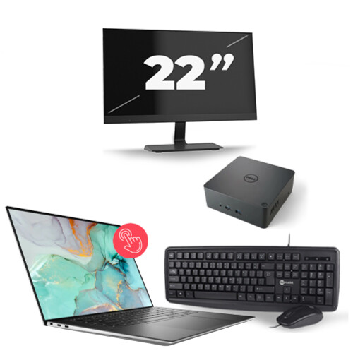 Dell Precision 5560 - Intel Core i7-11e Generatie - 15 inch - Touch - 16GB RAM - 256GB SSD - Windows 11 Home + 1x 22 inch Monitor