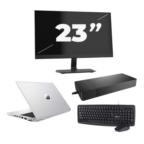 HP ProBook 430 G8 - Intel Core i5-11e Generatie - 13 inch - 8GB RAM - 256GB SSD - Windows 11 Home + 1x 23 inch Monitor