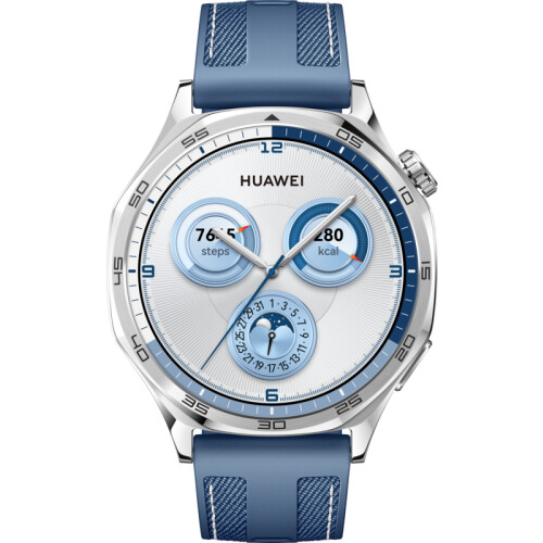 Huawei Watch GT5 Zilver/Blauw 46mm