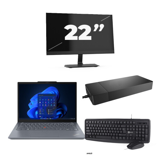 Lenovo ThinkPad X13 - Intel Core i5-10e Generatie - 13 inch - 8GB RAM - 256GB SSD - Windows 11 + 1x 22 inch Monitor