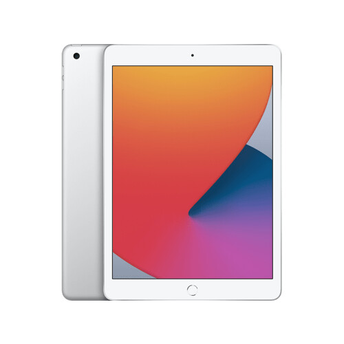 Refurbished iPad 2020 128 GB 4G Zilver Licht gebruikt