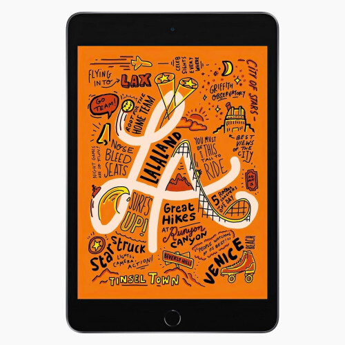 Refurbished iPad Mini 5 64 GB Space Gray Licht gebruikt