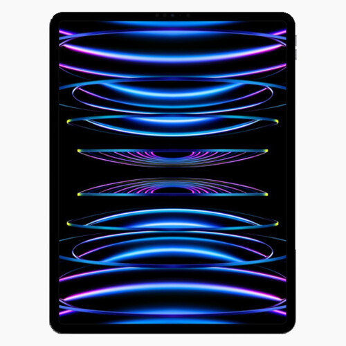 Refurbished iPad Pro 12.9 128 GB 5G (2022) Space Gray Licht gebruikt