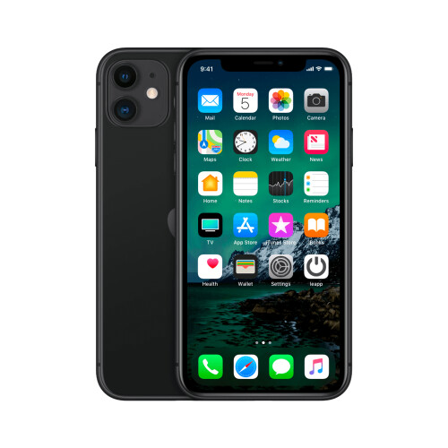 Refurbished iPhone 11 256 GB Zwart Licht gebruikt
