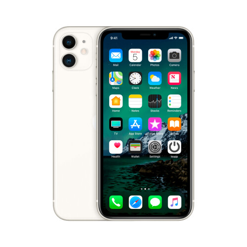 Refurbished iPhone 11 64 GB Wit Als nieuw