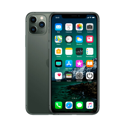 Refurbished iPhone 11 Pro Max 64 GB Middernachtgroen Als nieuw