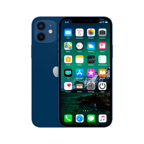 Refurbished iPhone 12 Mini 64 GB Blauw Licht gebruikt