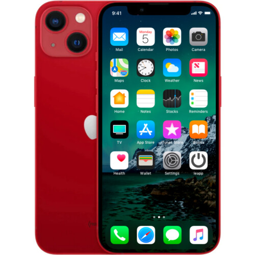 Refurbished iPhone 13 128 GB Rood Gebruikt