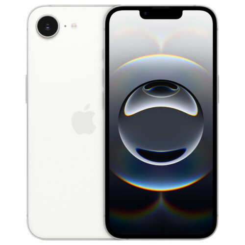 Refurbished iPhone 16e 128GB Wit Als nieuw
