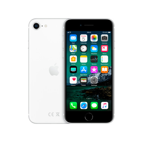 Refurbished iPhone SE 2020 64 GB Wit Als nieuw