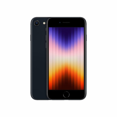 Refurbished iPhone SE 2022 64 GB Zwart Als nieuw