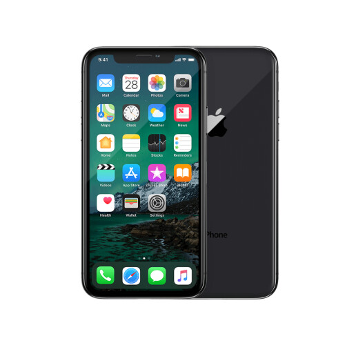 Refurbished iPhone X 256 GB Space Gray Als nieuw