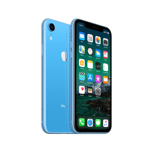 Refurbished iPhone XR 128 GB Blauw Gebruikt