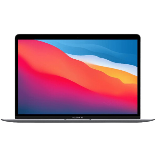 Refurbished MacBook Air 13 inch M1 8 Space Gray Licht gebruikt