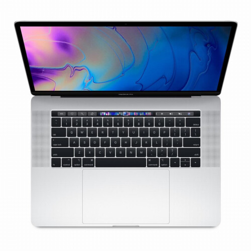 Refurbished MacBook Pro Touchbar 15" Hexa Core i9 2.9 16 GB 512 GB SSD Zilver Zichtbaar gebruikt