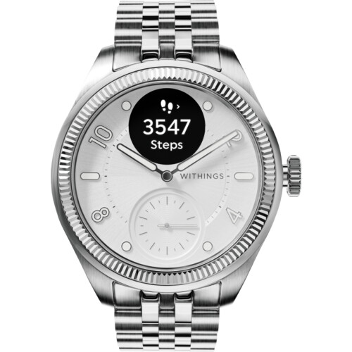 Withings ScanWatch Nova Brilliant Titanium Zilver 39mm